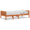 vidaXL viaszbarna tömör fenyőfa gyerekágy matrac nélkül 90 x 200 cm