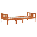 vidaXL viaszbarna tömör fenyőfa gyerekágy matrac nélkül 90 x 200 cm