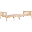 vidaXL tömör fenyőfa gyerekágy matrac nélkül 90 x 190 cm