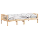 vidaXL tömör fenyőfa gyerekágy matrac nélkül 90 x 190 cm