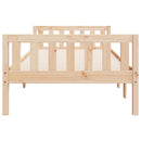 vidaXL tömör fenyőfa gyerekágy matrac nélkül 90 x 190 cm
