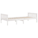 vidaXL fehér tömör fenyőfa gyerekágy matrac nélkül 90 x 190 cm
