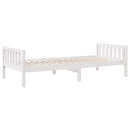 vidaXL fehér tömör fenyőfa gyerekágy matrac nélkül 90 x 190 cm
