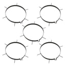 vidaXL fekete vas és acél kerti fűhenger szellőztetőtüskékkel 63 L