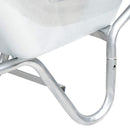 vidaXL talicska 90 L 150 kg Horganyzott acél és műanyag