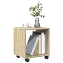 vidaXL sonoma tölgy színű szerelt fa görgős szekrény 37 x 33 x 42,5 cm