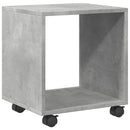 vidaXL betonszürke szerelt fa görgős szekrény 37 x 33 x 42,5 cm