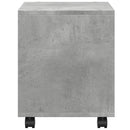 vidaXL betonszürke szerelt fa görgős szekrény 37 x 33 x 42,5 cm