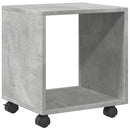 vidaXL betonszürke szerelt fa görgős szekrény 37 x 33 x 42,5 cm