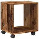vidaXL antik fa színű szerelt fa görgős szekrény 37 x 33 x 42,5 cm