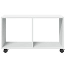vidaXL fehér szerelt fa görgős szekrény 72 x 33 x 42,5 cm