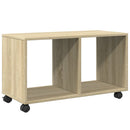 vidaXL sonoma tölgy színű szerelt fa görgős szekrény 72 x 33 x 42,5 cm