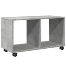 vidaXL betonszürke szerelt fa görgős szekrény 72 x 33 x 42,5 cm