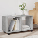 vidaXL betonszürke szerelt fa görgős szekrény 72 x 33 x 42,5 cm