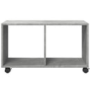 vidaXL betonszürke szerelt fa görgős szekrény 72 x 33 x 42,5 cm