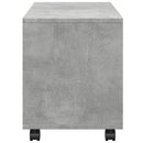 vidaXL betonszürke szerelt fa görgős szekrény 72 x 33 x 42,5 cm