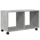 vidaXL betonszürke szerelt fa görgős szekrény 72 x 33 x 42,5 cm