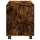 vidaXL füstös tölgy színű szerelt fa görgős szekrény 72 x 33 x 42,5 cm
