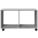 vidaXL szürke sonoma színű szerelt fa görgős szekrény 72x33x42,5 cm