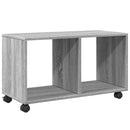 vidaXL szürke sonoma színű szerelt fa görgős szekrény 72x33x42,5 cm