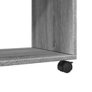 vidaXL szürke sonoma színű szerelt fa görgős szekrény 72x33x42,5 cm