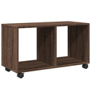 vidaXL barna tölgy színű szerelt fa görgős szekrény 72 x 33 x 42,5 cm
