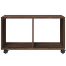 vidaXL barna tölgy színű szerelt fa görgős szekrény 72 x 33 x 42,5 cm
