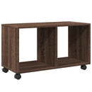 vidaXL barna tölgy színű szerelt fa görgős szekrény 72 x 33 x 42,5 cm