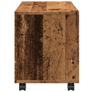vidaXL antik fa színű szerelt fa görgős szekrény 72 x 33 x 42,5 cm