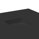vidaXL fekete szerelt fa dohányzóasztal 80x80x40 cm