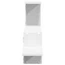 vidaXL fehér szerelt fa fali polc 104 x 15 x 49 cm