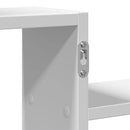 vidaXL fehér szerelt fa fali polc 104 x 15 x 49 cm