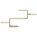 vidaXL sonoma tölgy színű szerelt fa fali polc 104 x 15 x 49 cm