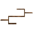 vidaXL füstös tölgy színű szerelt fa fali polc 104 x 15 x 49 cm