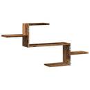 vidaXL antik fa színű szerelt fa fali polc 104 x 15 x 49 cm