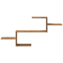 vidaXL kézműves tölgy színű szerelt fa fali polc 104 x 15 x 49 cm