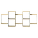 vidaXL sonoma tölgy színű szerelt fa fali polc 159 x 18 x 65 cm