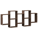 vidaXL barna tölgy színű szerelt fa fali polc 159 x 18 x 65 cm