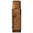 vidaXL antik fa színű szerelt fa fali polc 159 x 18 x 65 cm