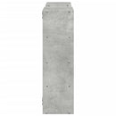 vidaXL betonszürke szerelt fa fali polc 96 x 18 x 60 cm