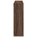 vidaXL barna tölgyszínű szerelt fa fali polc 96 x 18 x 60 cm