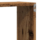 vidaXL antik fa színű szerelt fa fali polc 96 x 18 x 60 cm
