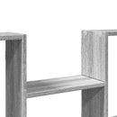 vidaXL szürke sonoma színű szerelt fa fali polc 99 x 15 x 60 cm