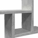 vidaXL 2 db betonszürke szerelt fa fali polc 38 x 12 x 38 cm
