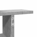 vidaXL 2 db betonszürke szerelt fa fali polc 38 x 12 x 38 cm
