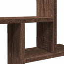vidaXL 2 db barna tölgyszínű szerelt fa fali kockapolc 38 x 12 x 38 cm