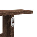 vidaXL 2 db barna tölgyszínű szerelt fa fali kockapolc 38 x 12 x 38 cm