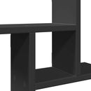 vidaXL 2 db fekete szerelt fa fali polc 50 x 12 x 50 cm