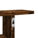 vidaXL 2 db füstös tölgy színű szerelt fa fali polc 50 x 12 x 50 cm