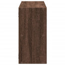 vidaXL barna tölgy színű szerelt fa fali polc 100 x 25 x 50 cm